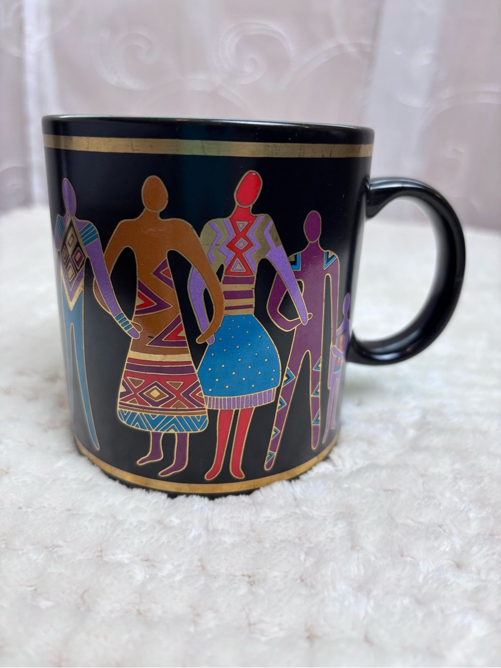 Laurel Burch Familia Ceramic Mug 1988